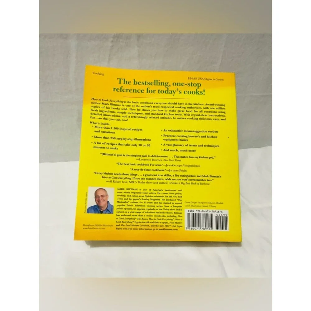 How to Cook Everything by Mark Bittman - Yellow Cover